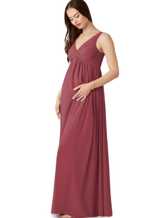 Azazie Dresses & Skirts - Azazie Womens Pink Yetta Flowy Whimsical Bridesmaid Dress Sz 8 NWT